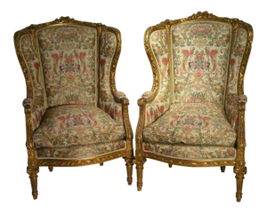 Early 19th Century Antique Louis XVI Bergere Wing Chairs -One Chair Only- 2 Avaible