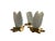 Italian Vintage Italian Porcelain and Gold Match Holders For Sale - Image 3 of 5