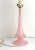 1950s Barovier & Toso Murano Glass Table Lamp – Pink & Gold Flecked With Sculpted Flowers For Sale - Image 9 of 11
