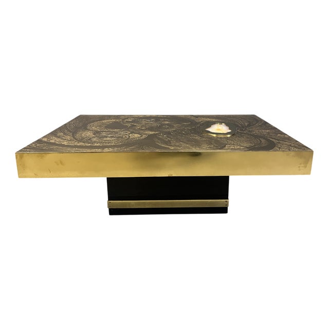 Vintage Coffee Table by Felix De Boussy, Belgium, 1980s For Sale