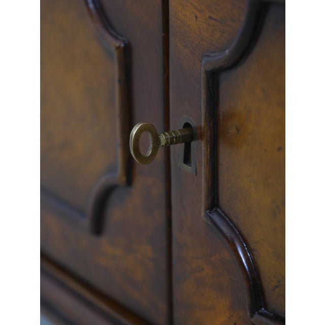 1980s Maitland-Smith Mahogany Storage Box With Asian Inspired Chess Pieces For Sale - Image 10 of 16