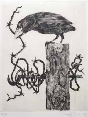 Predatory - Original Etching by Leo Guida - 1972 1972