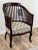 Wood Early 1900s Antique Edwardian Lath Back Chair With Satinwood and Mother of Pearl Inlay For Sale - Image 7 of 8