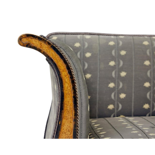 Set of Art Deco Burr Birch Club Armchairs, 1920s For Sale - Image 6 of 11