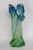Mid-Century Modern Mid Century Modern Hand Blown Glass Twisted Fan Rim Tall Vase For Sale - Image 3 of 13