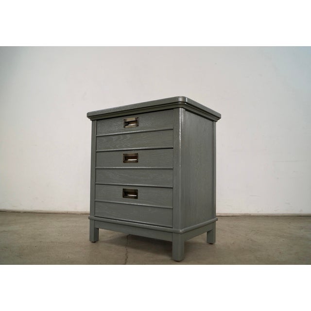 High quality night stand for sale. It was manufactured by Stanley Furniture, and was made here in the US. It's made of oak...