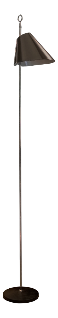 Monachella Chrome Floor Lamp by Luigi Caccia Dominioni for Azucena, 1990s
