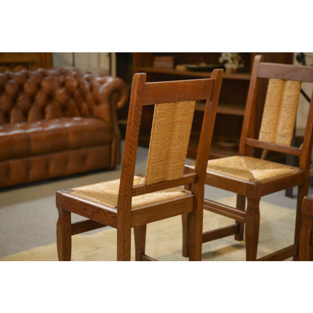Brutalist Vintage Brutalist Chairs, 1950s, Set of 6 For Sale - Image 3 of 14