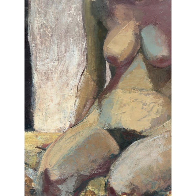 Mid-Century Modern Ann Strömberg, Nude Study, Oil on Canvas, Framed For Sale - Image 3 of 18