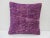 Turkish Handmade Purple Pillow Cover For Sale - Image 4 of 4