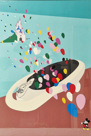 Franco Costa, Euro Disneyland, 1980s, Lithograph