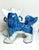 Vintage Blue and White Chinese Foo Dog For Sale - Image 4 of 6