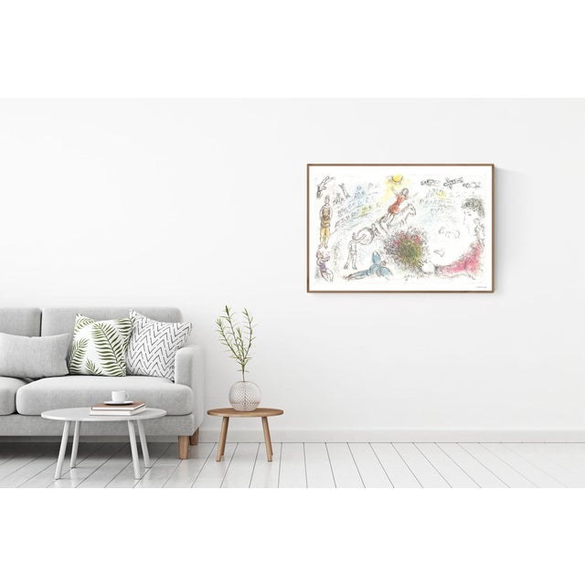 Artist: Marc Chagall Title: L'ame du Cirque Year: 1981 Signed: No Medium: Offset Lithograph Paper Size: 15 x 22 inches (...