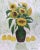 Modern Laimdots Murnieks, Sunflowers, 2003, Oil on Cardboard For Sale - Image 3 of 3