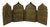 19th Century Brass Folding Travel Polyptych Exhibition in Brass, 1890s For Sale
