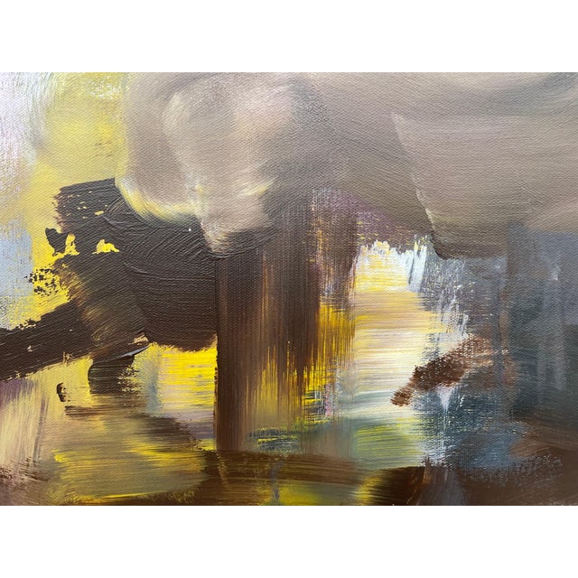 Black Yellow & Red Abstract Expressionist Art by Contemporary British Angela Wakefield Artist 2022 For Sale - Image 17 of 17
