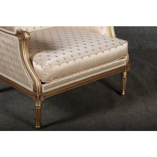 Louis XVI Style Seating Group by Pierre Counot Blandin, France, 1980, Set of 6 For Sale - Image 14 of 18