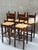 Wood Vintage Bar Stools, 1970s, Set of 5 For Sale - Image 7 of 16