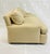 Wood Vintage A. Rudin for Steve Chase Cream Leather Sofa For Sale - Image 7 of 18