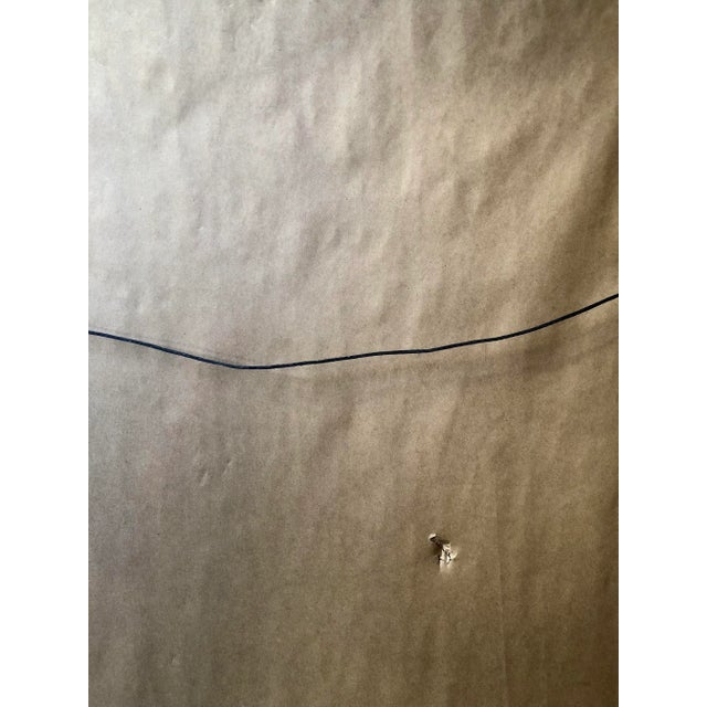 Antique 19th Century Chinese Qing Taoist Temple Scroll Painting For Sale - Image 6 of 7