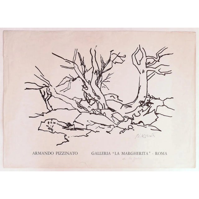 Armando Pizzinato - Exhibition Poster is an original offset print. The artwork was realized on the occasion of the...