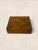 Antique English Hinged Oak Box For Sale - Image 13 of 17