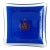 Vintage Al' Ecu De France London Sw1 Ashtray Cobalt Blue For Sale