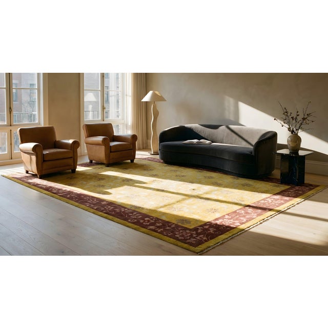 Antique Chinese Art Deco Rug For Sale - Image 11 of 11
