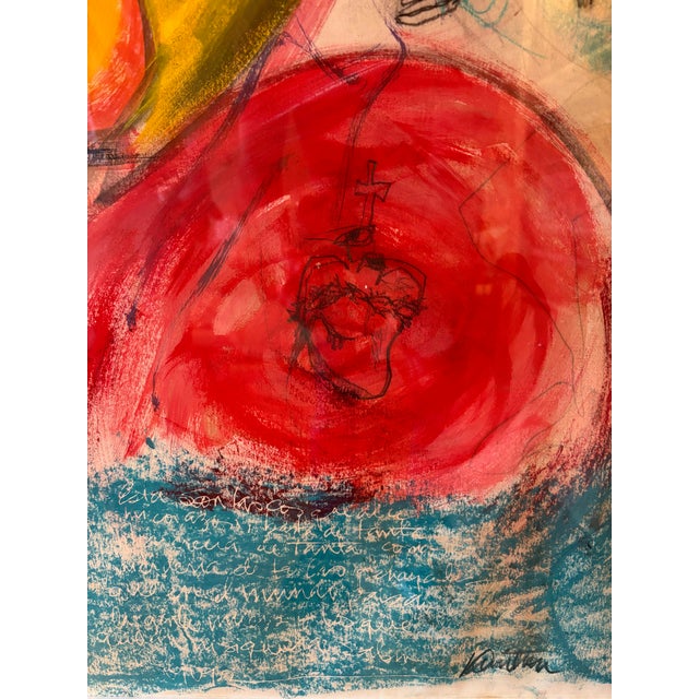 1990s 1990s Original Artwork by Unknown Latin American Artist For Sale - Image 5 of 18