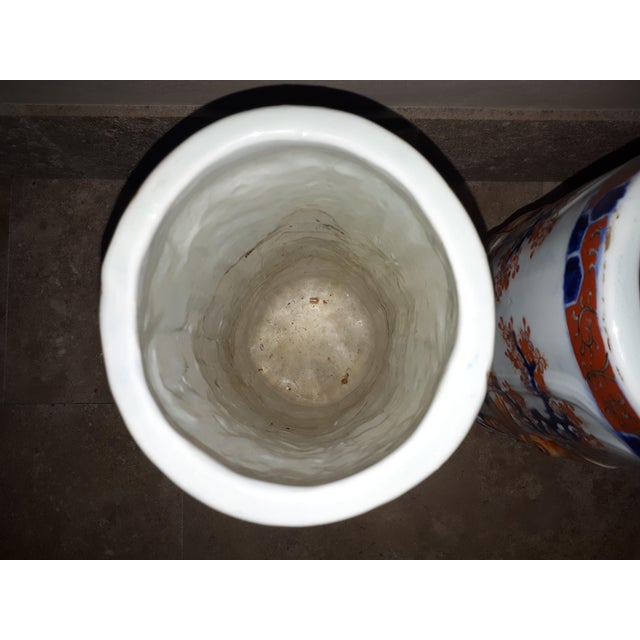 Arita Porcelain Vases with Carps Decoration, Japan, Set of 2 For Sale - Image 5 of 18