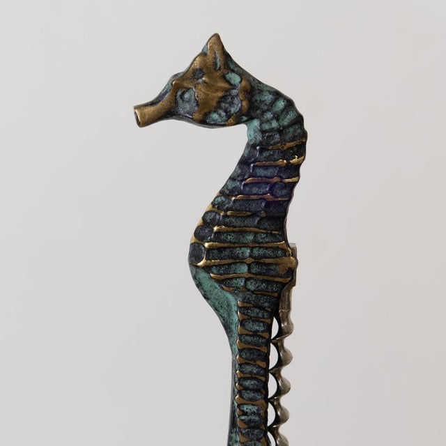 1950s French Brass Seahorse Bottle Opener For Sale In Los Angeles - Image 6 of 8
