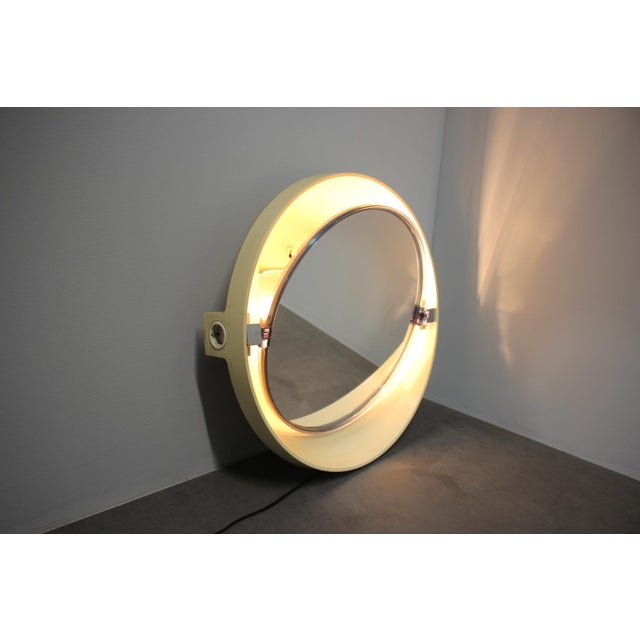 Mid-Century Illuminated Adjustable Wall Mirror from Allibert, Germany, 1960s For Sale - Image 10 of 11