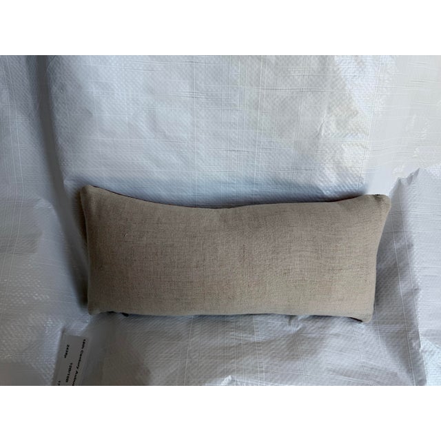 Textile 18th Century Antique French Aubusson Floral Tapestry Pillow For Sale - Image 7 of 7