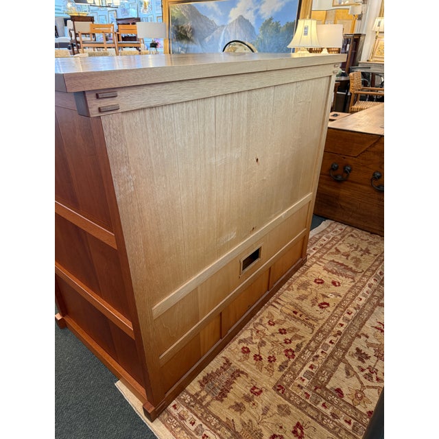 Berkeley Mills Audio/Visual Tansu Cabinet With Shoji Doors For Sale - Image 9 of 12