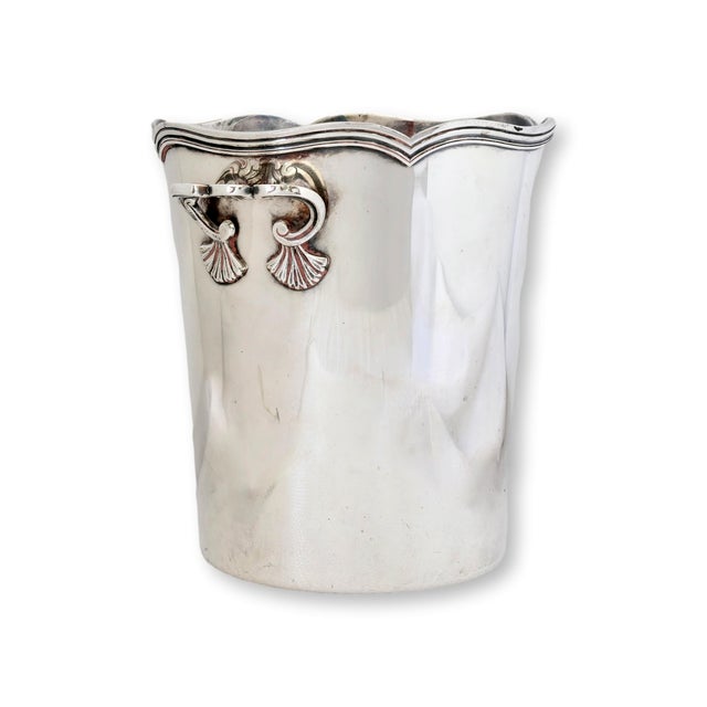 Antique French Silverplate Champagne Bucket For Sale - Image 4 of 7