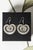 Enchanting silver earrings by Tapio Wirkkala, in the model “Omena” (“Apple”). Hand hammered silver sheets surround central...