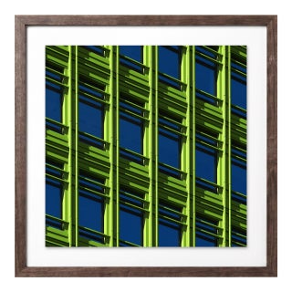 “Central Saint Giles 05” Giclee Archival Pigment Print 18x18 Framed in Walnut For Sale