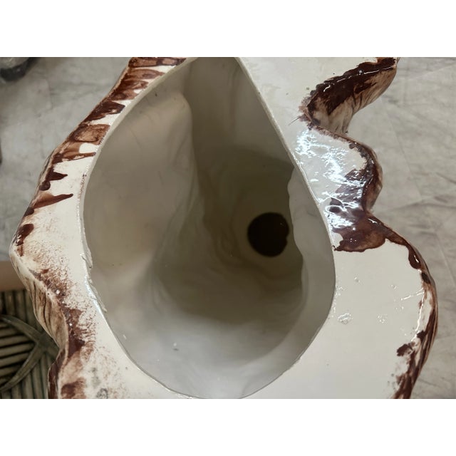 1960s Vintage Ceramic Hand Crafted Life Size Dog For Sale - Image 5 of 7