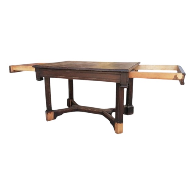 Extendable Table in Wood, 1890s For Sale