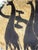Tan African Painted Animal Hide Shield Giraffe Safari Scene Braided Fur Edge Wall Art For Sale - Image 8 of 10