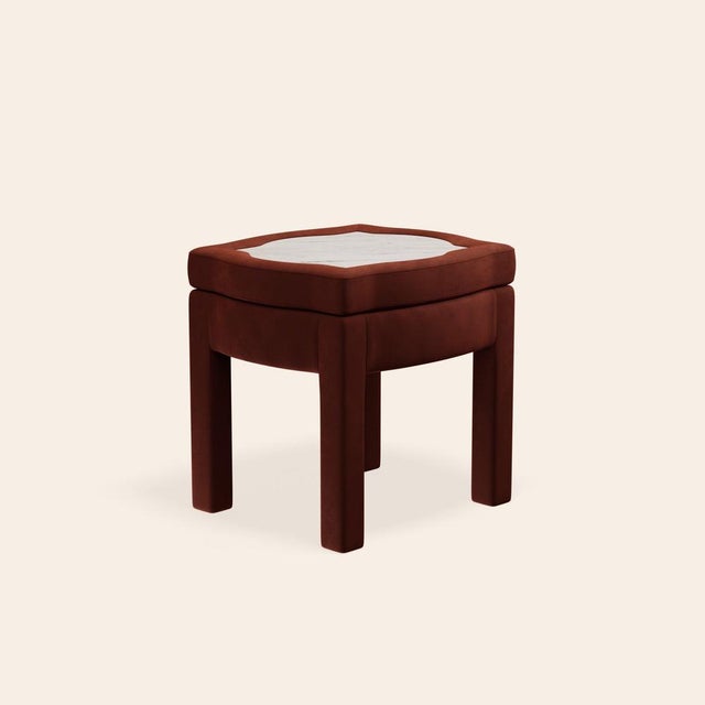 Piero Ottoman in Velvet by Ceraudo For Sale - Image 9 of 9