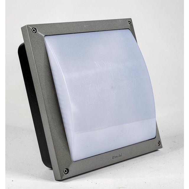 Outdoor Applique wall lights from Guzzini, new complete with original box Italy 1990 measures 30 x 30 x H 13 category...