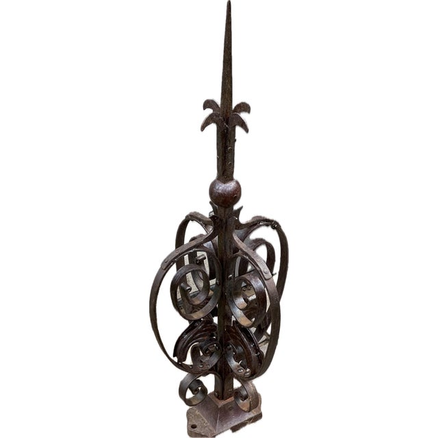 Vintage Decorative Iron Obelisk Roof Topper Chairish