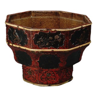 Antique Chinese Wedding Basket For Sale