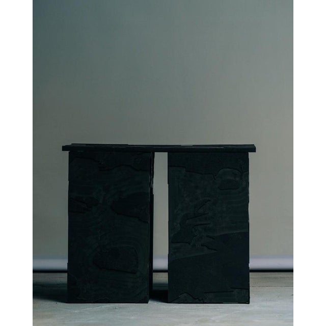 Brown Matek Patos Stools in Recycled Composite by Project Materia, Set of 3 For Sale - Image 8 of 11