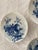 Blue Blue and White Early 19th Century Gotham Set of 3 Plates For Sale - Image 8 of 9