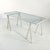 Trestle Desk in Steel and Glass by Rodney Kinsman for Bieffeplast, 1980s For Sale - Image 9 of 9