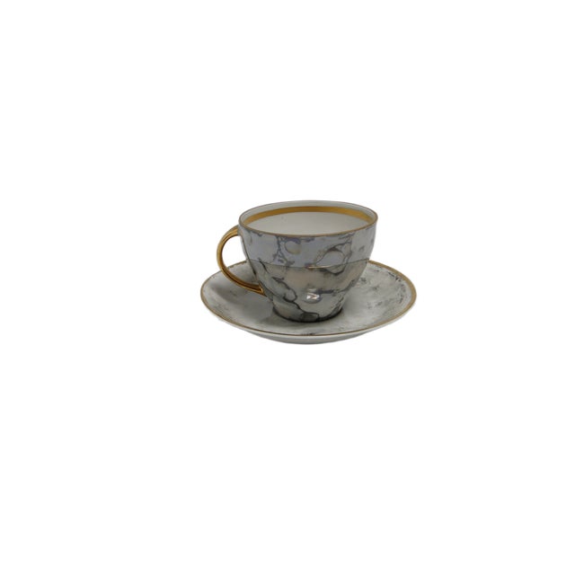 Art Deco Coffee Cups from Ćmielów, Poland, 1960s, Set of 4 For Sale - Image 12 of 12