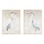 Heron Pair Hand-Embellished Giclees, Set Of 2 For Sale