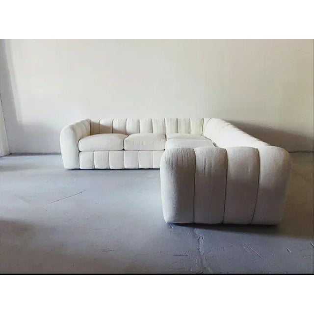 Postmodern 1970s Vintage Jay Spectre Channeled Sectional For Sale - Image 3 of 10